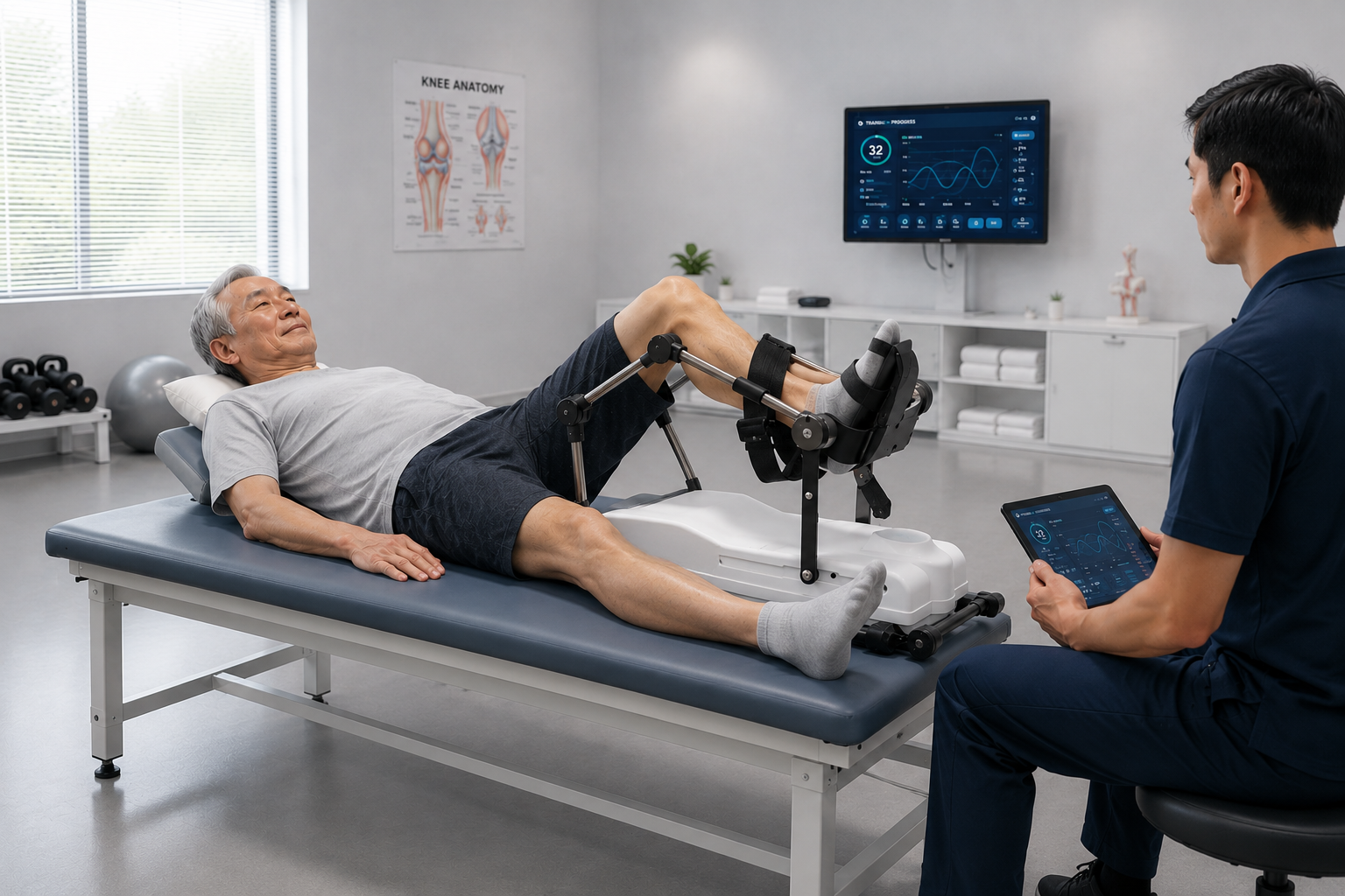 NEUROFLEX used in a clinical rehabilitation environment